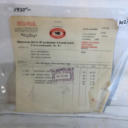 Collector Vintage Remit Invoice - See Pictures
