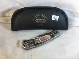 Collector New Franklin Mint Collector Knives DOC Holliday Folded Pocket Knive -See Photos