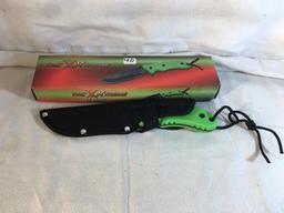 Collector New Tac Xtreme Knife 9" Full Tang Fixed Blade Knive - See Pictures