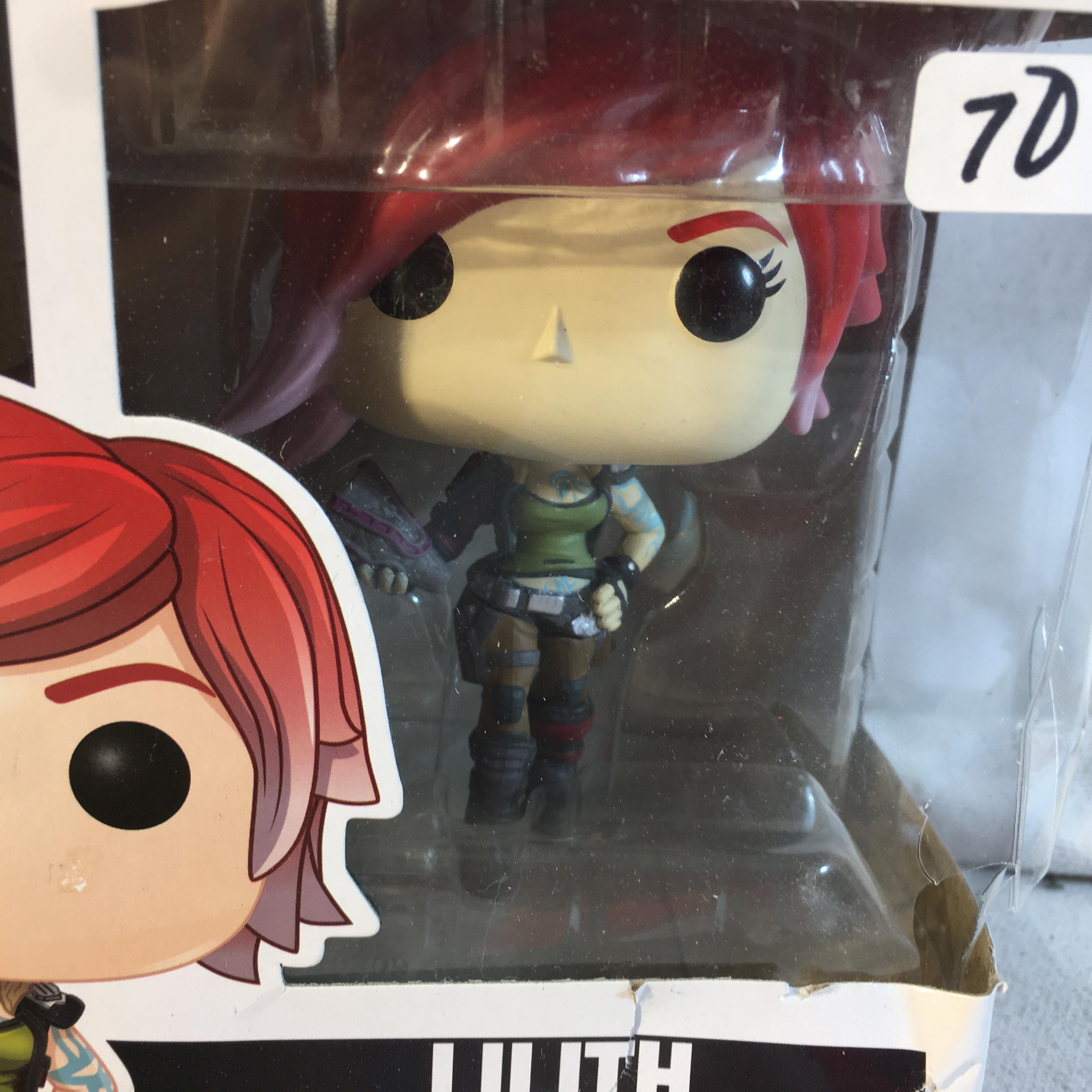 Collector Box is Damage POP Game Borderlands3 #524 Lilith Vinyl Figure 6.1/2" Tall Funko