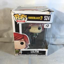 Collector Box is Damage POP Game Borderlands3 #524 Lilith Vinyl Figure 6.1/2" Tall Funko