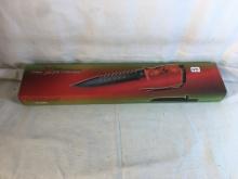 Collector New Tac Xtreme 15" Overall Black Blade Rubber Handle Orange Tree Camo Finished