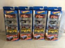 Lot of 4 Pack Hot wheels Hw City Works 5Pack 1/64 Scale Diecast Cars - See Pictures