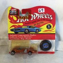 NIP Collector Hot wheels By Mattel Low-Friction Mag Wheeks Matching Button 1/64 Scale