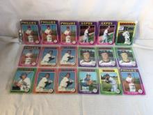 Lot of 18 Pcs Collector Vintage  MLB Baseball  Sport Trading Assorted Cards & Players - See Photos