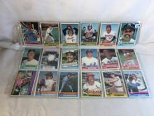 Lot of 18 Pcs Collector Vintage  MLB Baseball  Sport Trading Assorted Cards & Players - See Photos