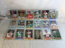 Lot of 18 Pcs Collector Vintage  MLB Baseball  Sport Trading Assorted Cards & Players - See Photos