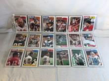 Lot of 18 Pcs Collector Vintage  NFL Football Sport Trading Assorted Cards & Players - See Photos