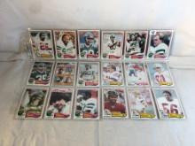 Lot of 18 Pcs Collector Vintage  NFL Football Sport Trading Assorted Cards & Players - See Photos