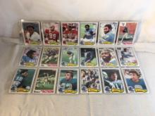 Lot of 18 Pcs Collector Vintage  NFL Football Sport Trading Assorted Cards & Players - See Photos