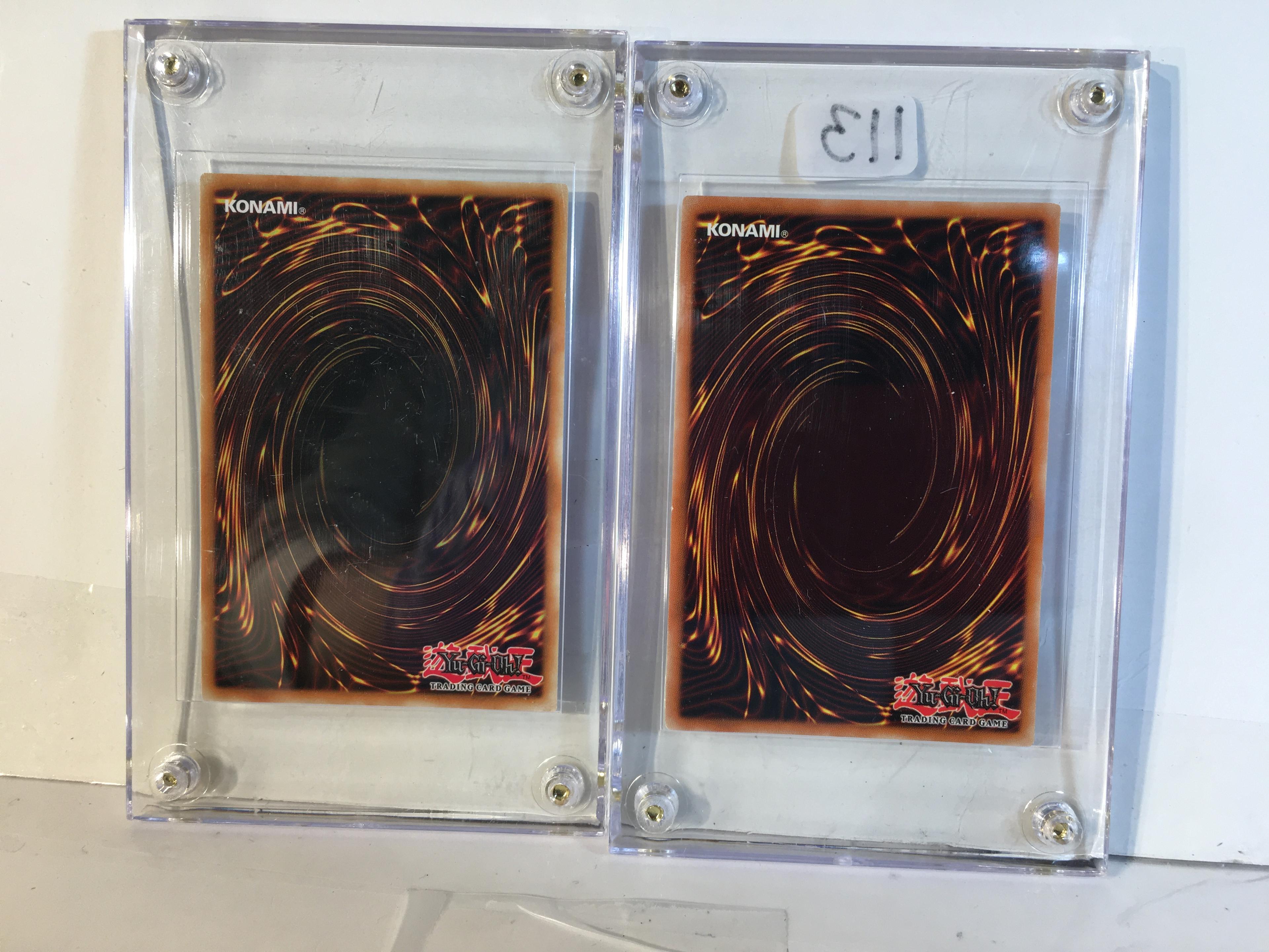 Lot of 2 Pcs Collector Modern YU-Gi-Oh Assorted Trading Game Cards - See Pictures