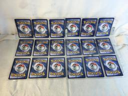 Lot of 18 Pcs Collector Modern Pokemon TCG Assorted Pokemon Trading Game Cards - See Photos