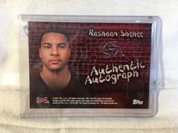 Collector Topps XFL Authentic Autograph Rashaan Shehee Trading Card Signed