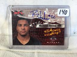Collector Topps XFL Authentic Autograph Rashaan Shehee Trading Card Signed