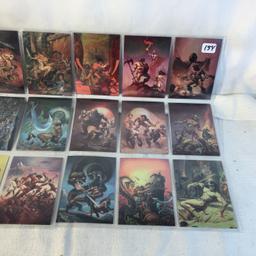 Lot of 18 Collector Assorted Comics Image Conan Trading Cards  -  See Pictures