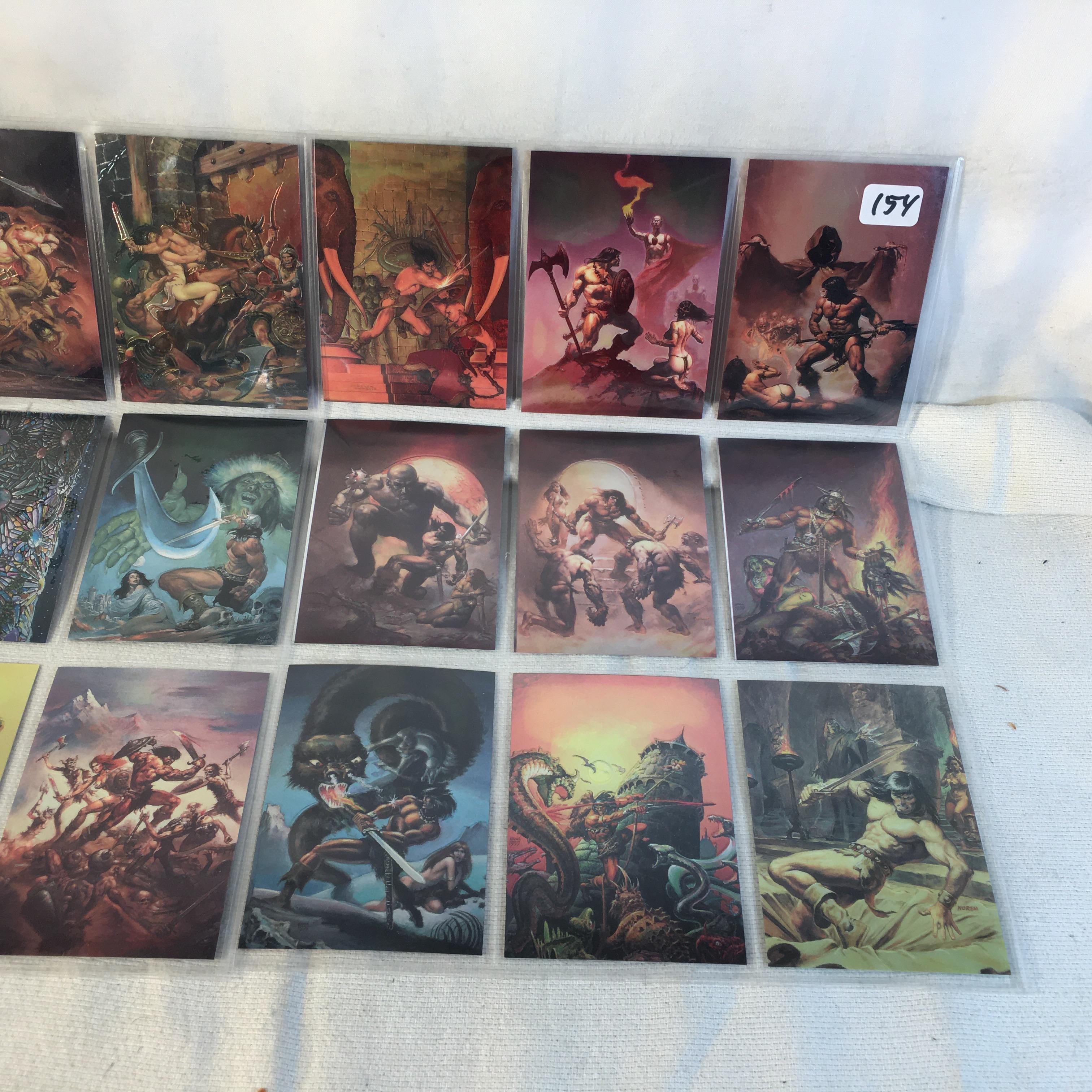 Lot of 18 Collector Assorted Comics Image Conan Trading Cards  -  See Pictures
