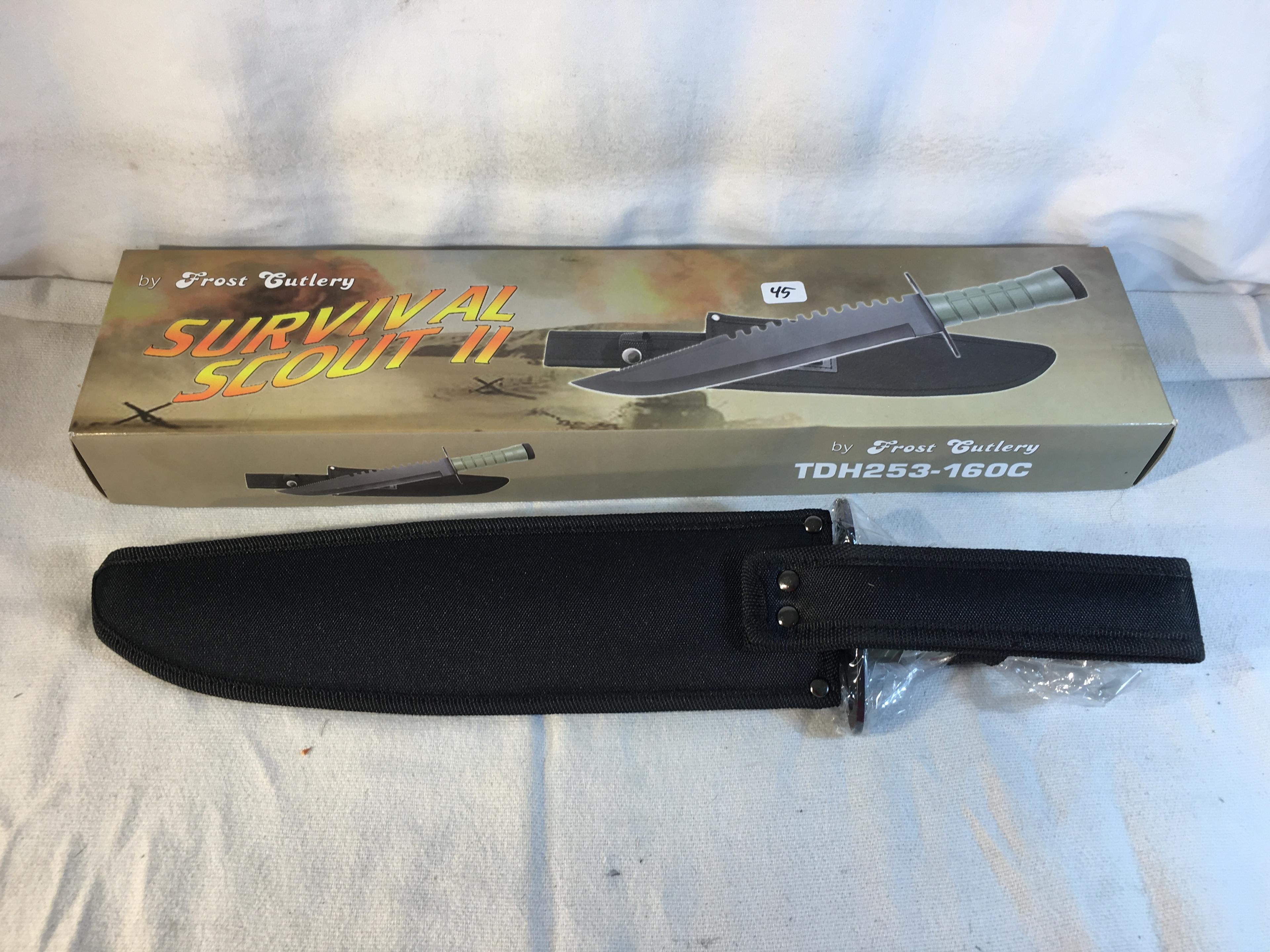 Collector Frost Cutlery Survival Scout II 16" Survival Knife TDH253-160C