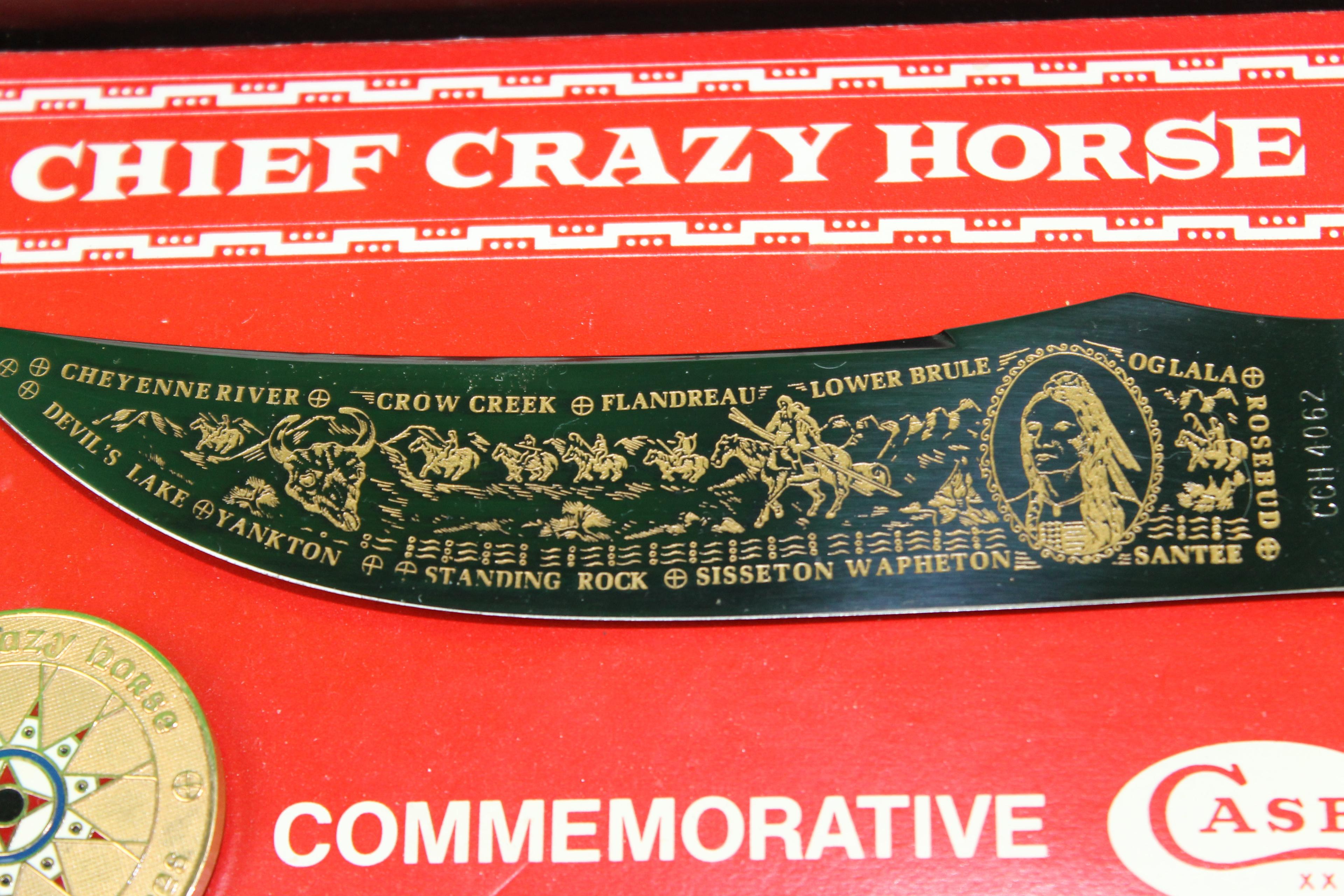 Chief Crazy Horse Commemorative Kinfe