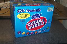 DOUBLE BUBBLE GUM MACHINE W/ GUM BALLS