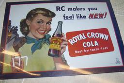 "RC MAKES YOU FEEL LIKE NEW" SIGN