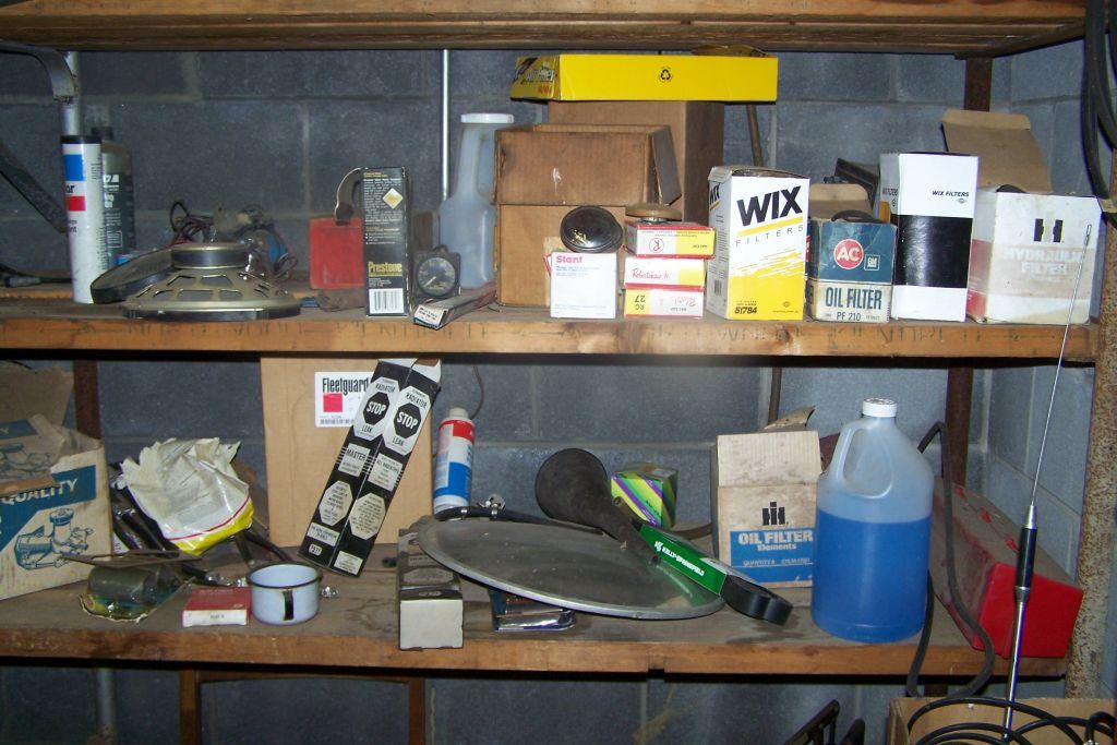MISC CONTENT ON ALL SHELVES, NEW AND OLD