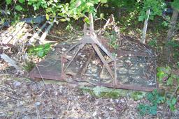 SEMI FIFTH WHEEL HITCH AND SCRAP AND ROTARY CUTTER