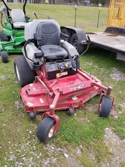 EXMARK 60" ZERO TURN MOWER, 27 HP, HOURS SHOWING: 1442, M: LZ27LKA604, S: 2