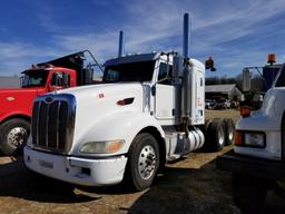 2008 PETERBILT 386 SLEEPER TRUCK, AIR BRAKES, 8 SPEED EATON FULLER TRANS, M