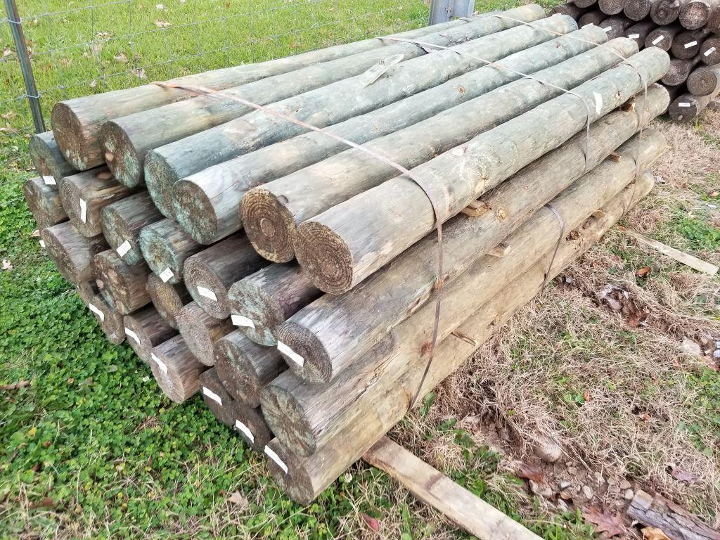NEW 6X8 TREATED WOOD POSTS (28)