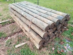 NEW 6X8 TREATED WOOD POSTS (28)