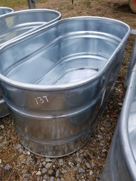NEW SCRATCH/DENT TARTER 100 GAL GALV WATER TROUGH