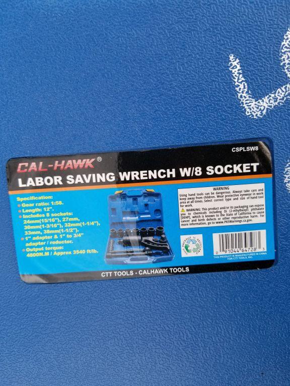 NEW TORQUE LUG NUT WRENCH LABOR SAVING IN CASE