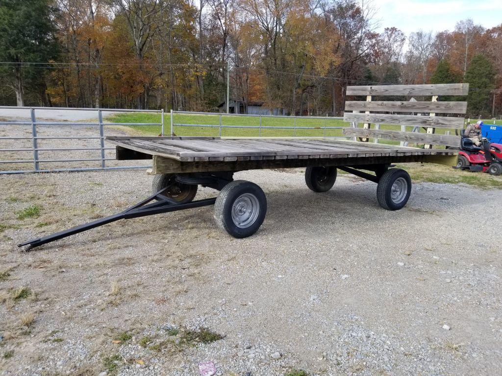 16'X8' HAY WAGON, PULL TYPE