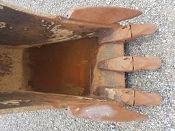 TAG EXCAVATOR BUCKET 24" WIDE X 48" DEEP