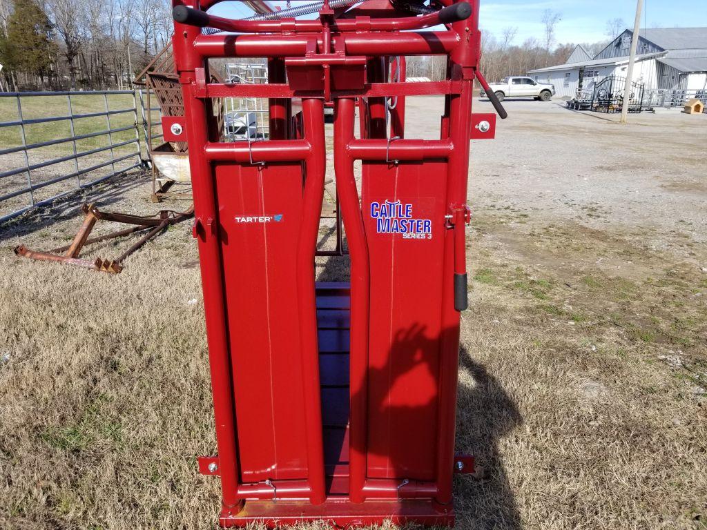 NEW TARTER CATTLEMAN SERIES 3 WORKING CHUTE WITH AUTO CATCH HEAD CATCH