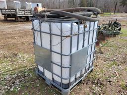 330 GAL POLY TANK WITH HOSE