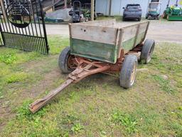 HORSE DRAWN 3'x8' 4 WHEEL WAGON WITH SIDES