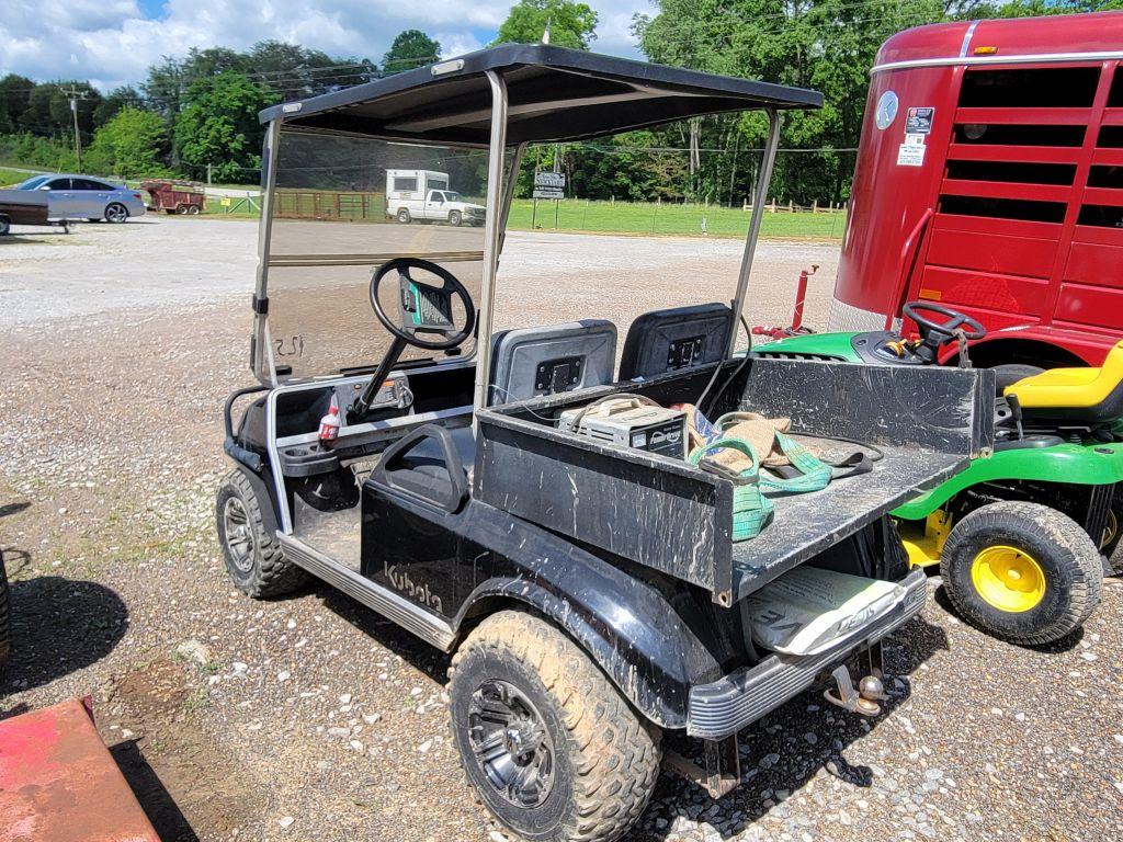 KUBOTA ELECTRIC GOLF CART, RUNS/DRIVES, HAS CHARGER, NO PAPERWORK