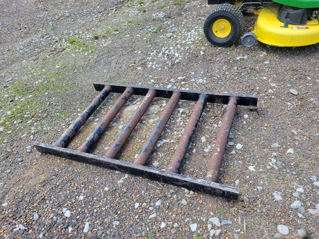 SOLID 1" STEEL METAL GRATE