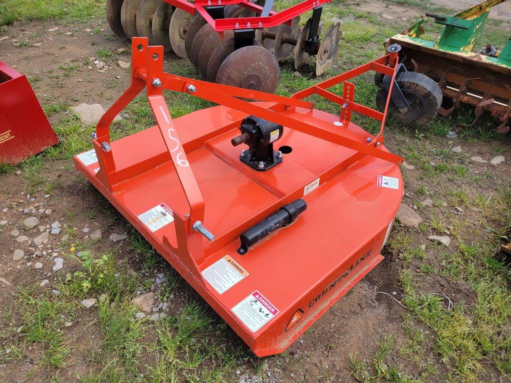 4' 3PH ORANGE COUNTY LINE ROTARY CUTTER, NO SHAFT