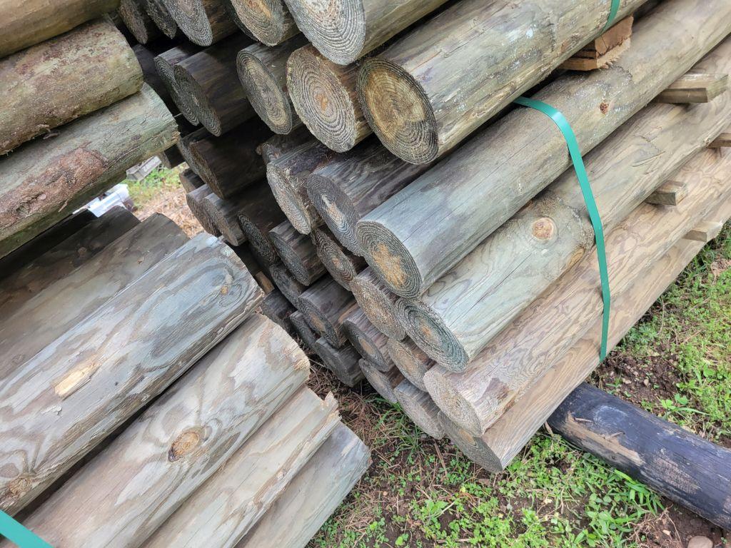 5X8 TREATED WOOD POSTS (32)