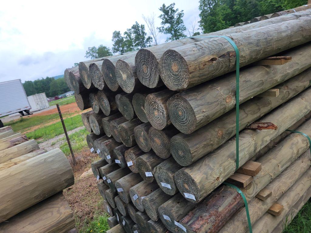 5X8 TREATED WOOD POSTS (32)