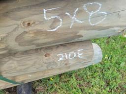 5X8 TREATED WOOD POSTS (32)