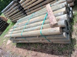 5 X 8 TREATED WOOD POSTS (32)