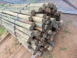 3X7 TREATED WOOD POSTS (100)