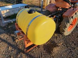 50 GAL 3PH SPRAYER WITH BOOMLESS NOZZLE AND PUMP
