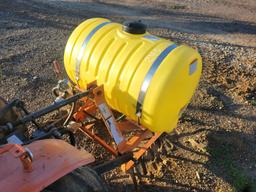 50 GAL 3PH SPRAYER WITH BOOMLESS NOZZLE AND PUMP