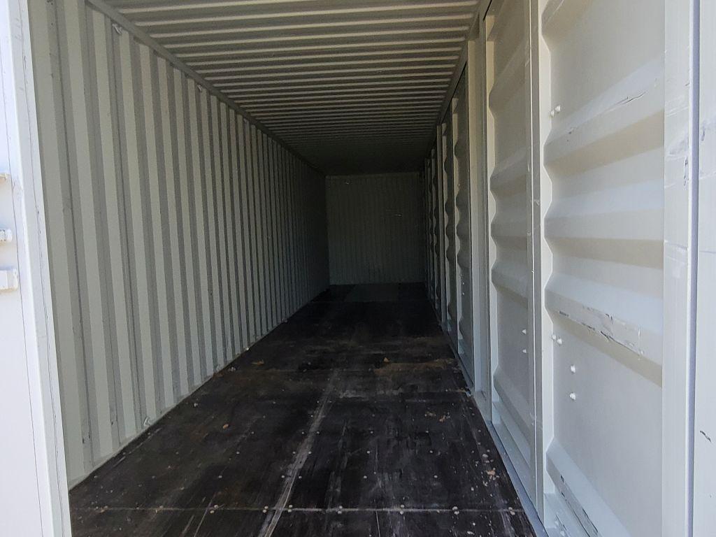 2024 40' HIGH CUBE CONTAINER, FOUR MULTIDOORS, ONE END DOOR, LOCK BOX, SIDE