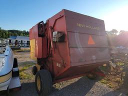 NEW HOLLAND 855 ROUND BALER, NEW AIR BAGS, HAS MONITOR, SELLER SELLING DUE