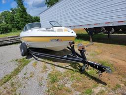 2004 STINGRAY SKIBOAT, 18'6'', GAS, S: PNYUSRE9K304, 3.0 VOLVO, HAS REGISTR